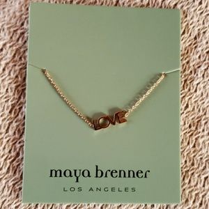 Maya Brenner Rose Gold Love Bracelet
